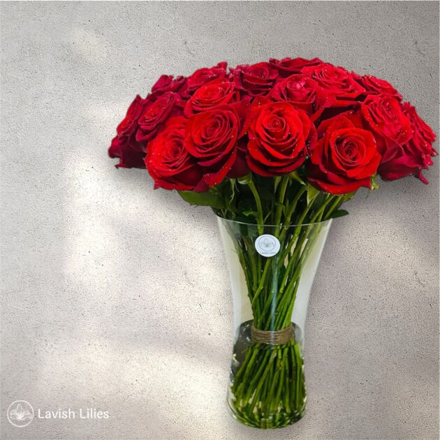 51 Premium Ravishing Red Roses